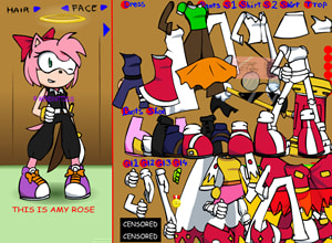 Amy Rose Dress Up