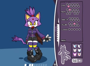 Blaze the Cat Dress Up